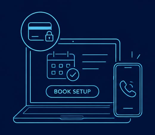 Book your setup